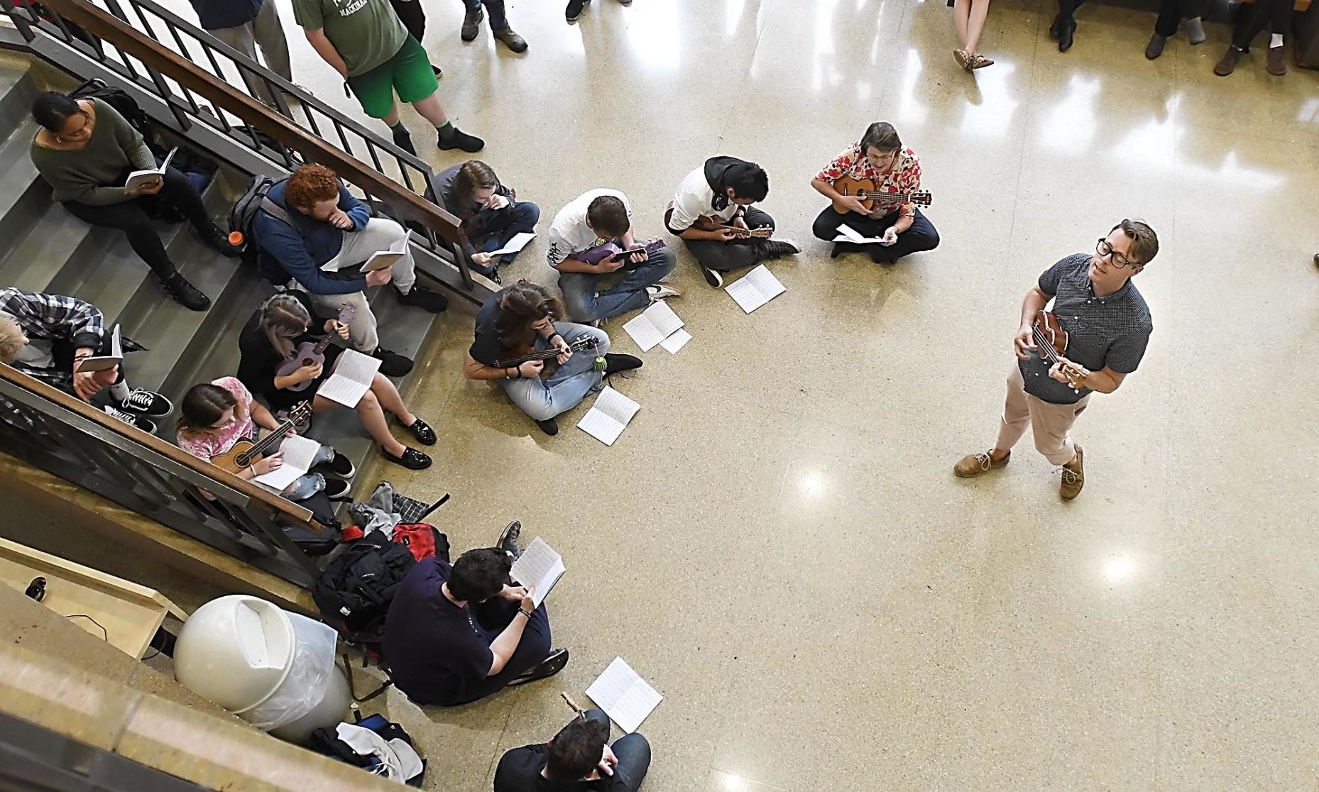 Ukulele flash mob 1